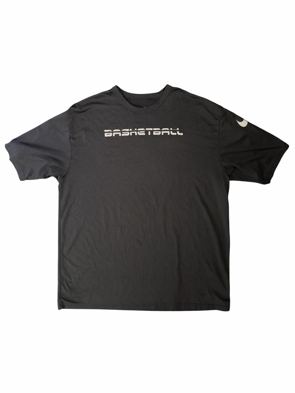 Vintage Nike Basketball Training T-Shirt Men’s XL Black Athletic Performance Tee